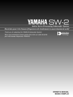 Yamaha SW-2-Owners-Manual 